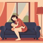 femme malade qui allaite